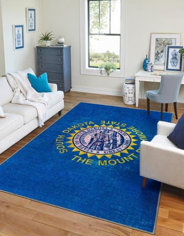 2' x 3' South Dakota The Flag Collection Rug