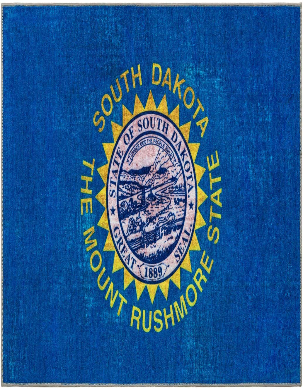 8' x 11' South Dakota The Flag Collection Rug