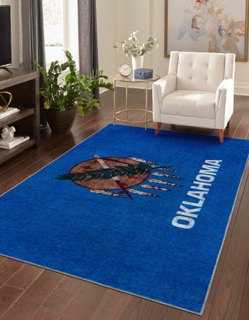 2' x 3' Oklahoma The Flag Collection Rug