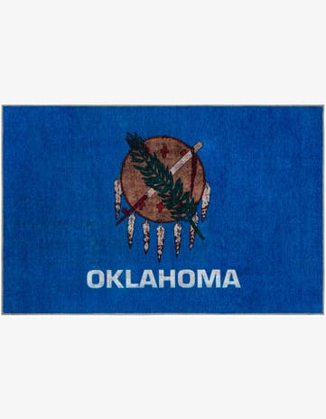 6' x 9' Oklahoma The Flag Collection Rug