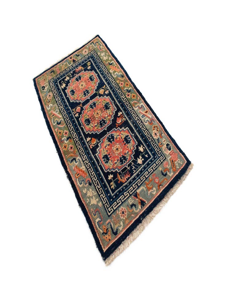 Detail image of 2' 7 x 4' 6  Hand Knotted Tibet Rug