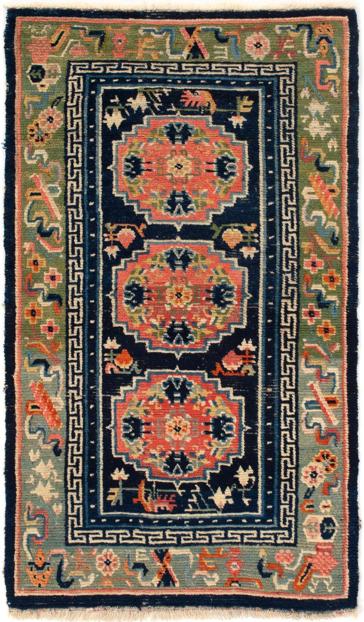2' 7 x 4' 6 Hand Knotted Tibet Rug