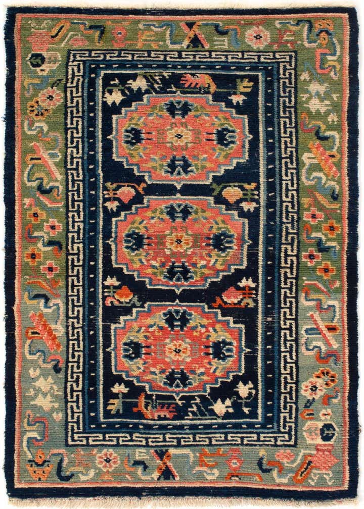 2' 7 x 4' 6 Hand Knotted Tibet Rug