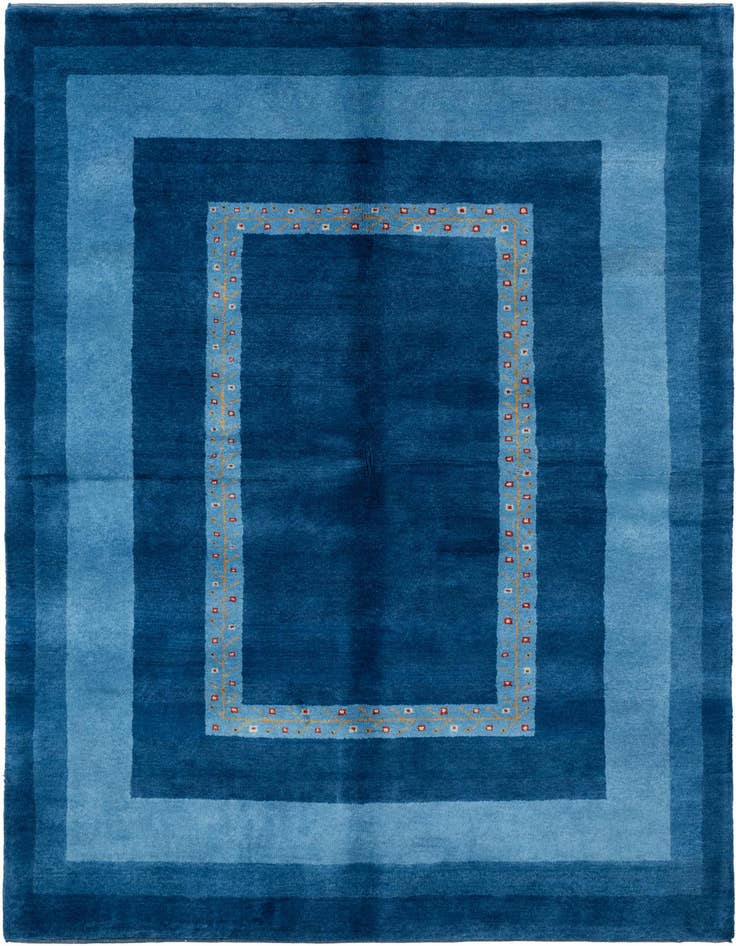 Detail image of 4' 8 x 6' 7 Hand Knotted Tibet Wool Rug
