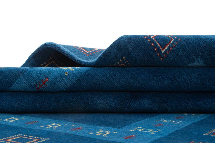 Detail image of 4' 9 x 6' 9 Hand Knotted Tibet Wool Rug