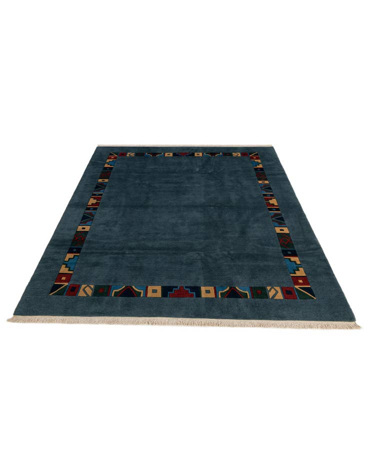 Detail image of 6' 7 x 9' 10 Hand Knotted Tibet Wool Rug