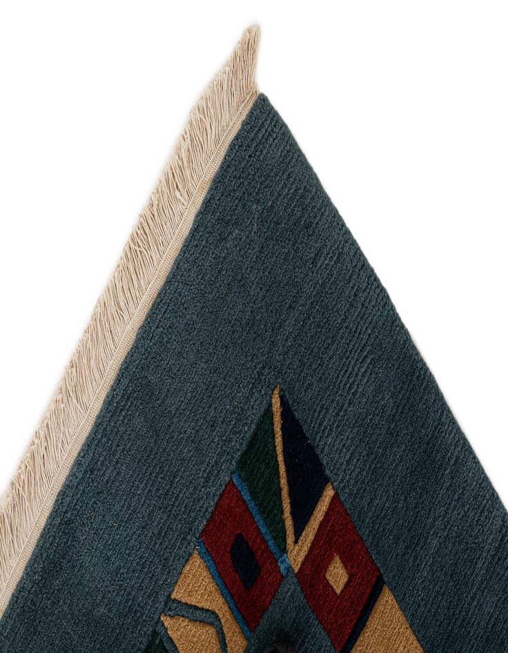 Detail image of 6' 7 x 9' 10  Hand Knotted Tibet Wool Rug