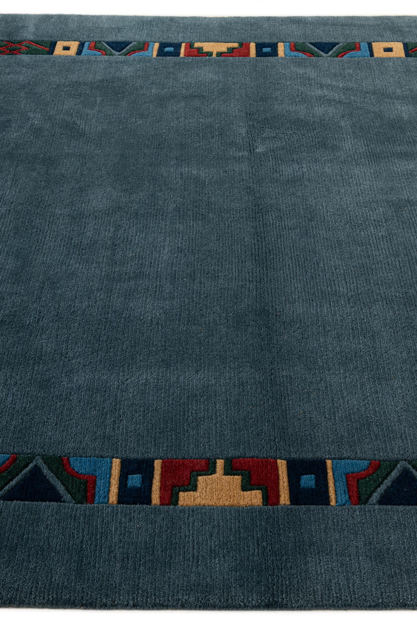 6' 7 x 9' 10 Hand Knotted Tibet Wool Rug