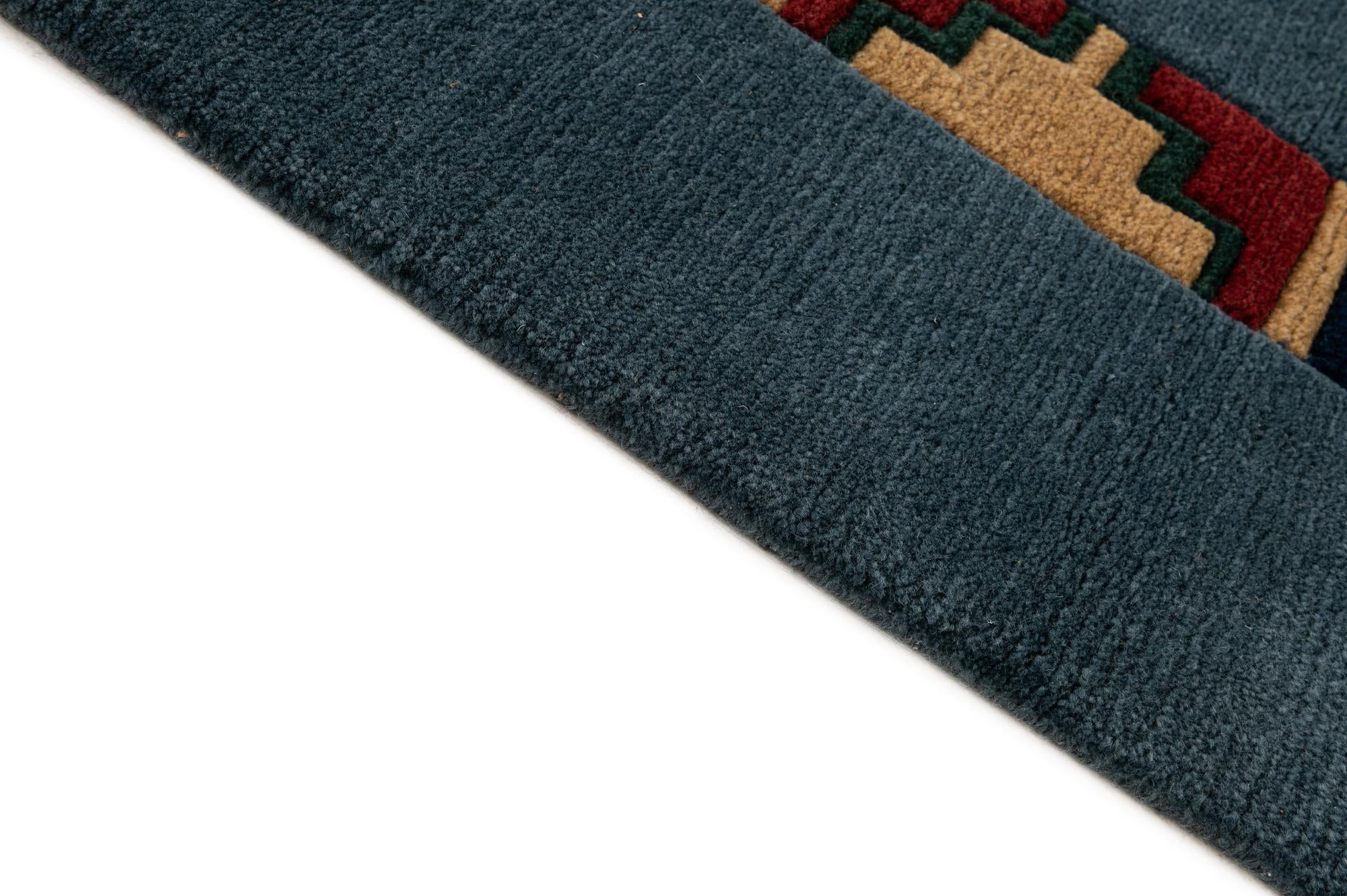6' 7 x 9' 10 Hand Knotted Tibet Wool Rug
