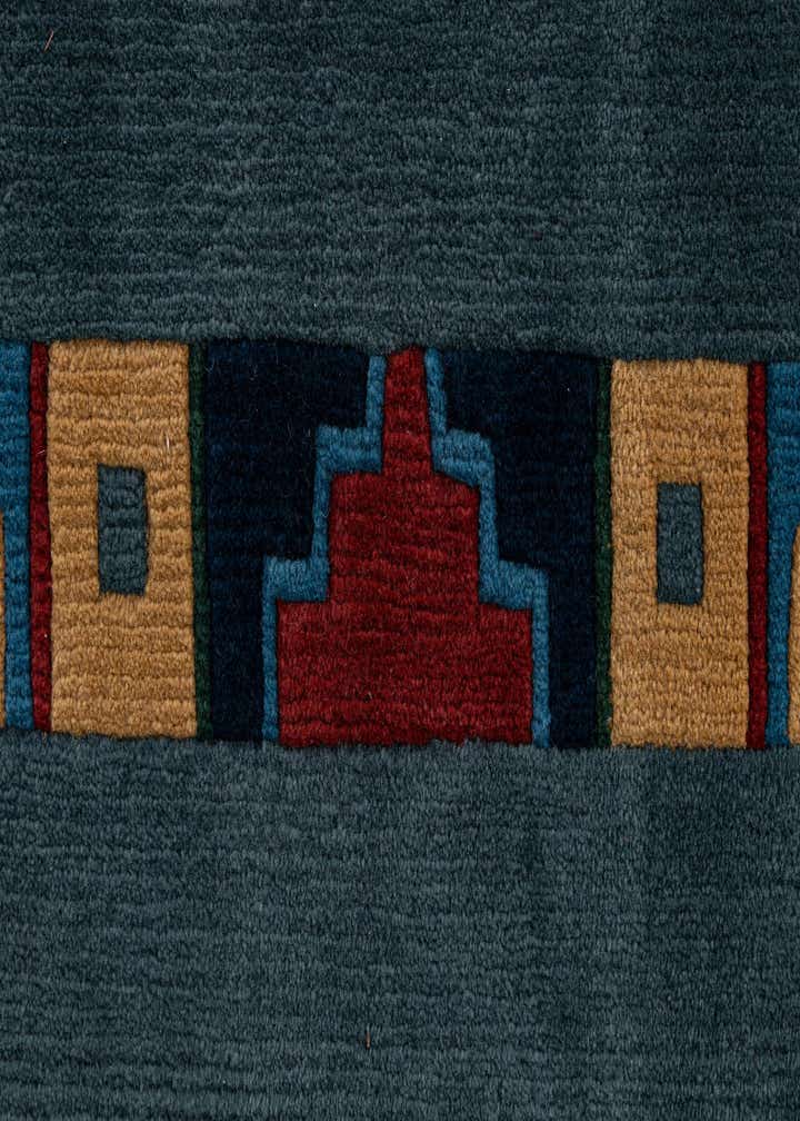 6' 7 x 9' 10 Hand Knotted Tibet Wool Rug