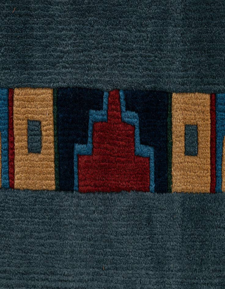 Detail image of 6' 7 x 9' 10  Hand Knotted Tibet Wool Rug