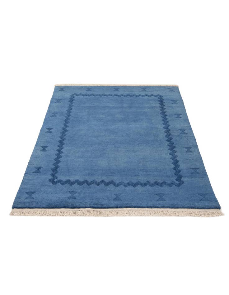 Detail image of 3' 11 x 5' 4 Hand Knotted Tibet Wool Rug