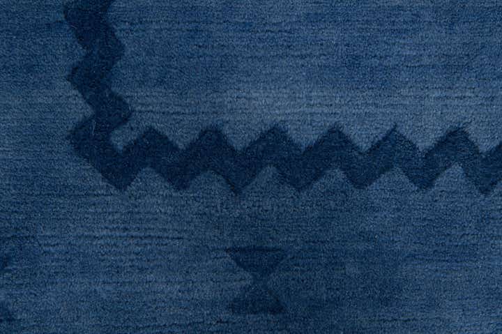 3' 11 x 5' 4 Hand Knotted Tibet Wool Rug