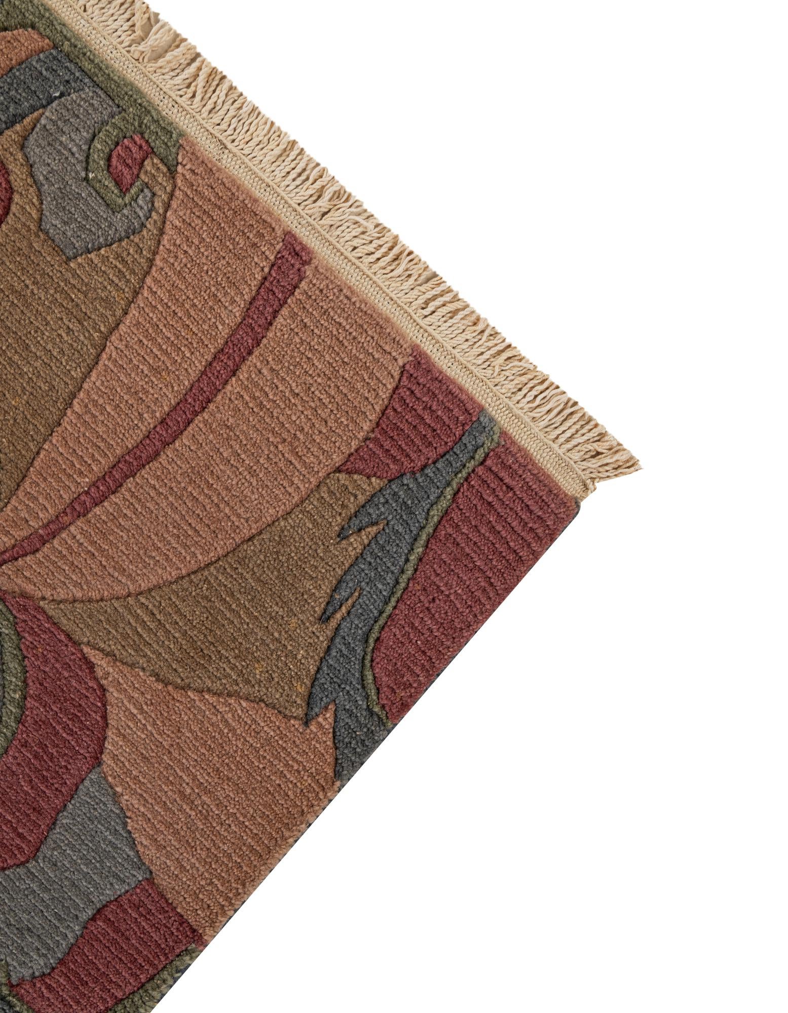 8' 3 x 11' 11 Hand Knotted Tibet Wool Rug
