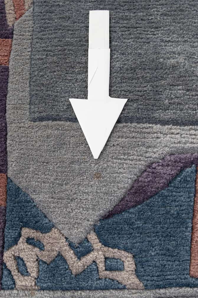 4' 11 x 7' 2 Hand Knotted Tibet Wool Rug