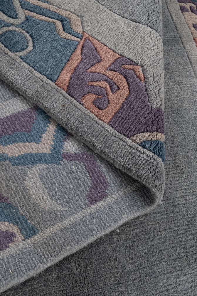 4' 11 x 7' 2 Hand Knotted Tibet Wool Rug