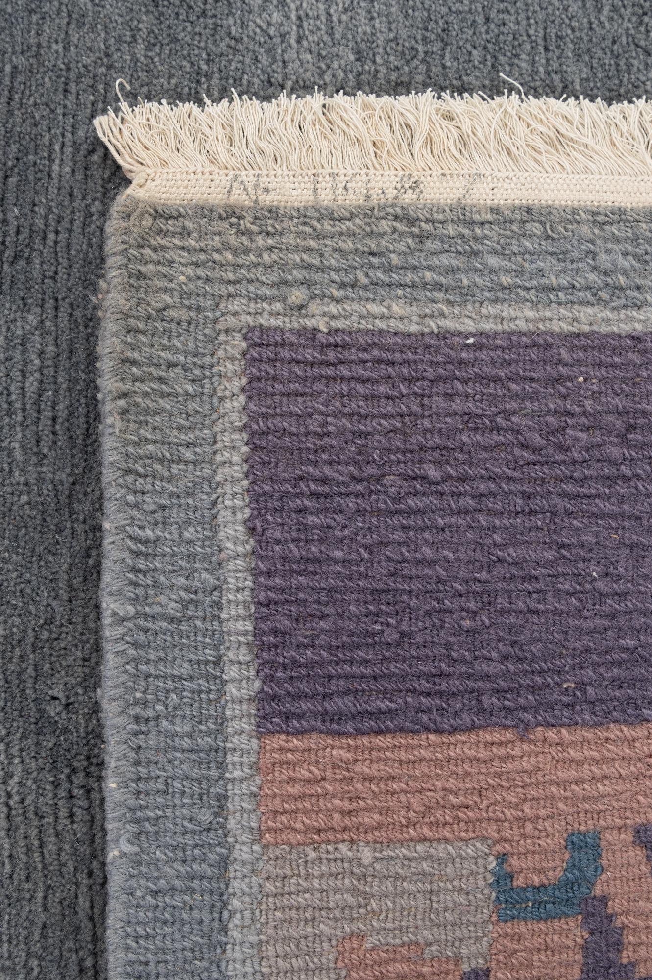 4' 11 x 7' 2 Hand Knotted Tibet Wool Rug