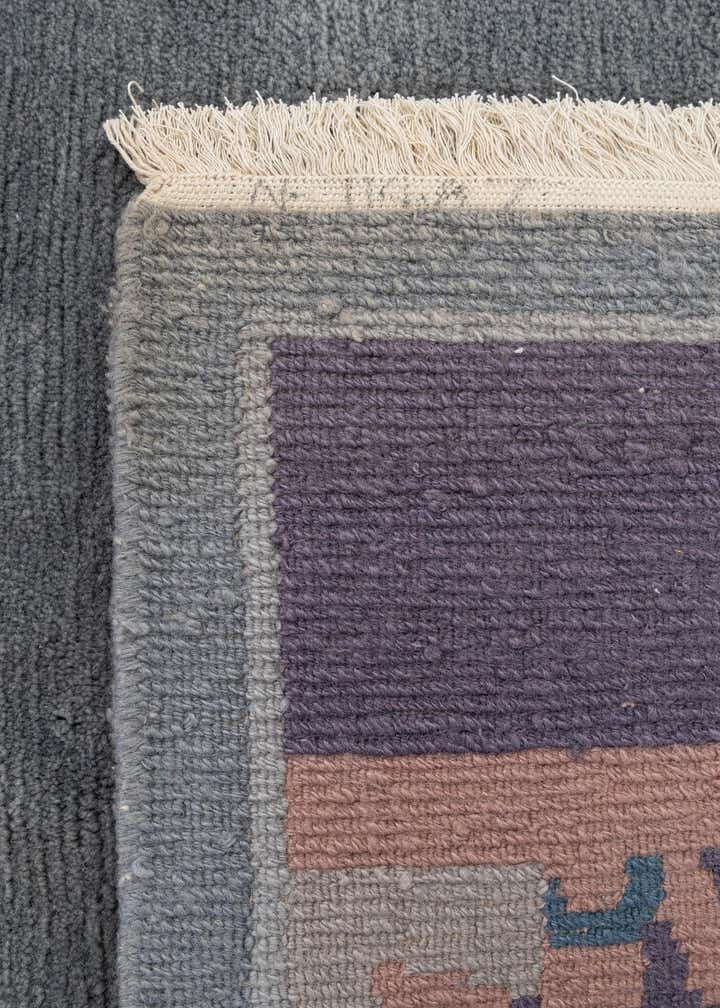 4' 11 x 7' 2 Hand Knotted Tibet Wool Rug