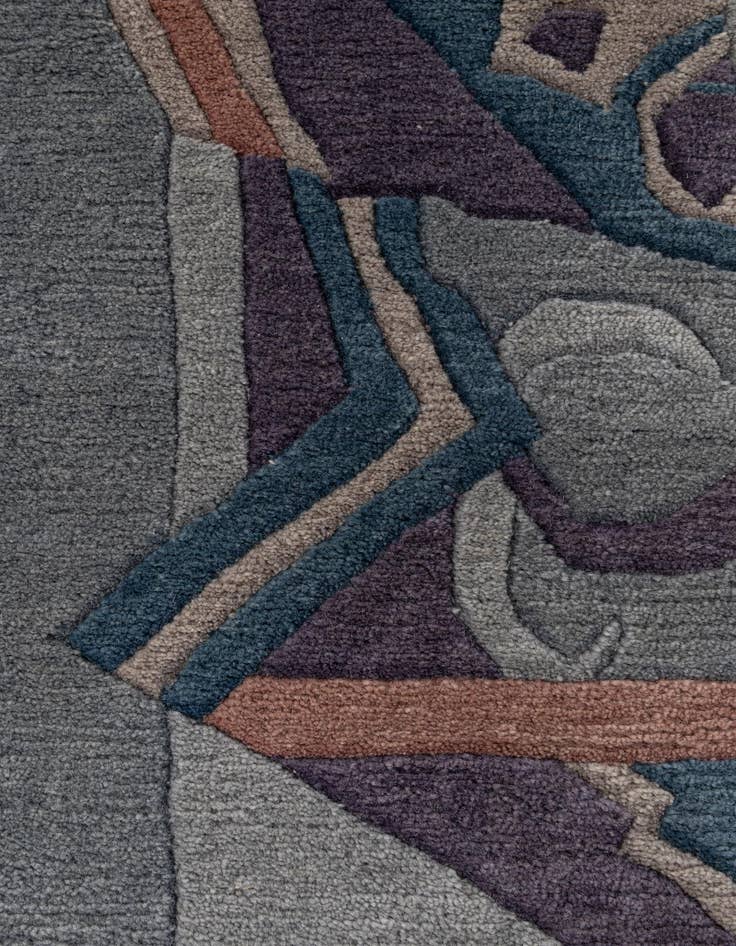 Detail image of 4' 11 x 7' 2  Hand Knotted Tibet Wool Rug