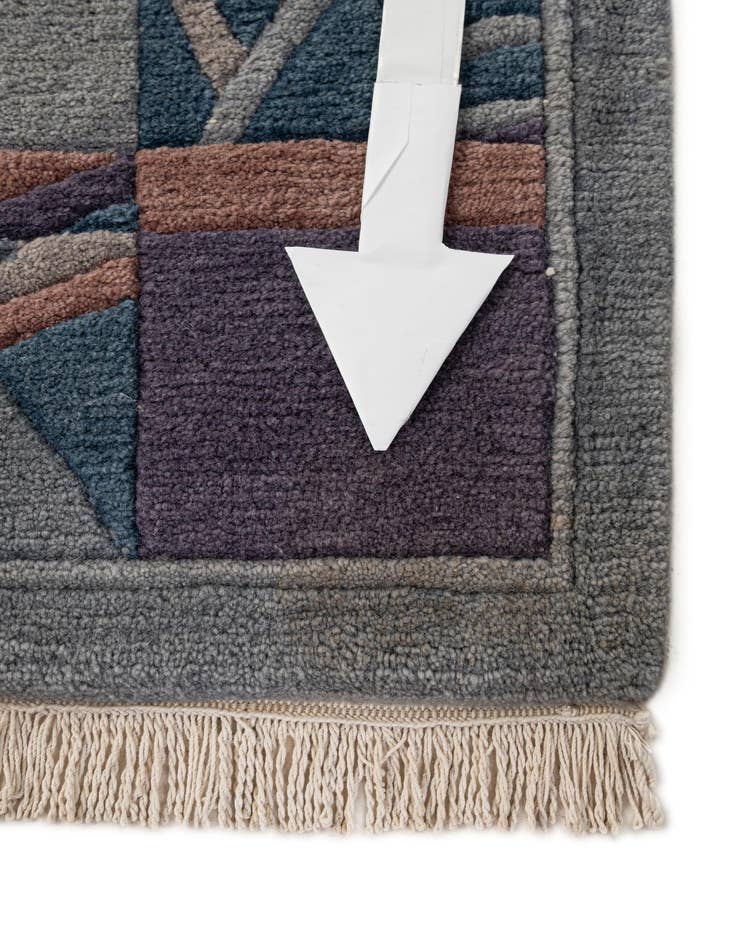 Detail image of 4' 11 x 7' 2  Hand Knotted Tibet Wool Rug