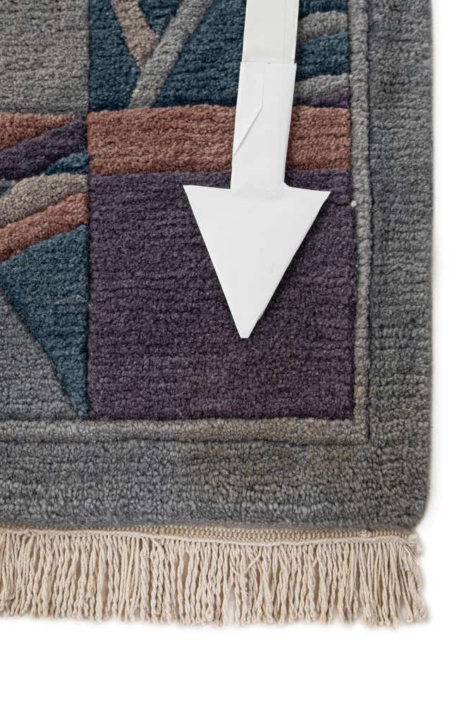 4' 11 x 7' 2 Hand Knotted Tibet Wool Rug