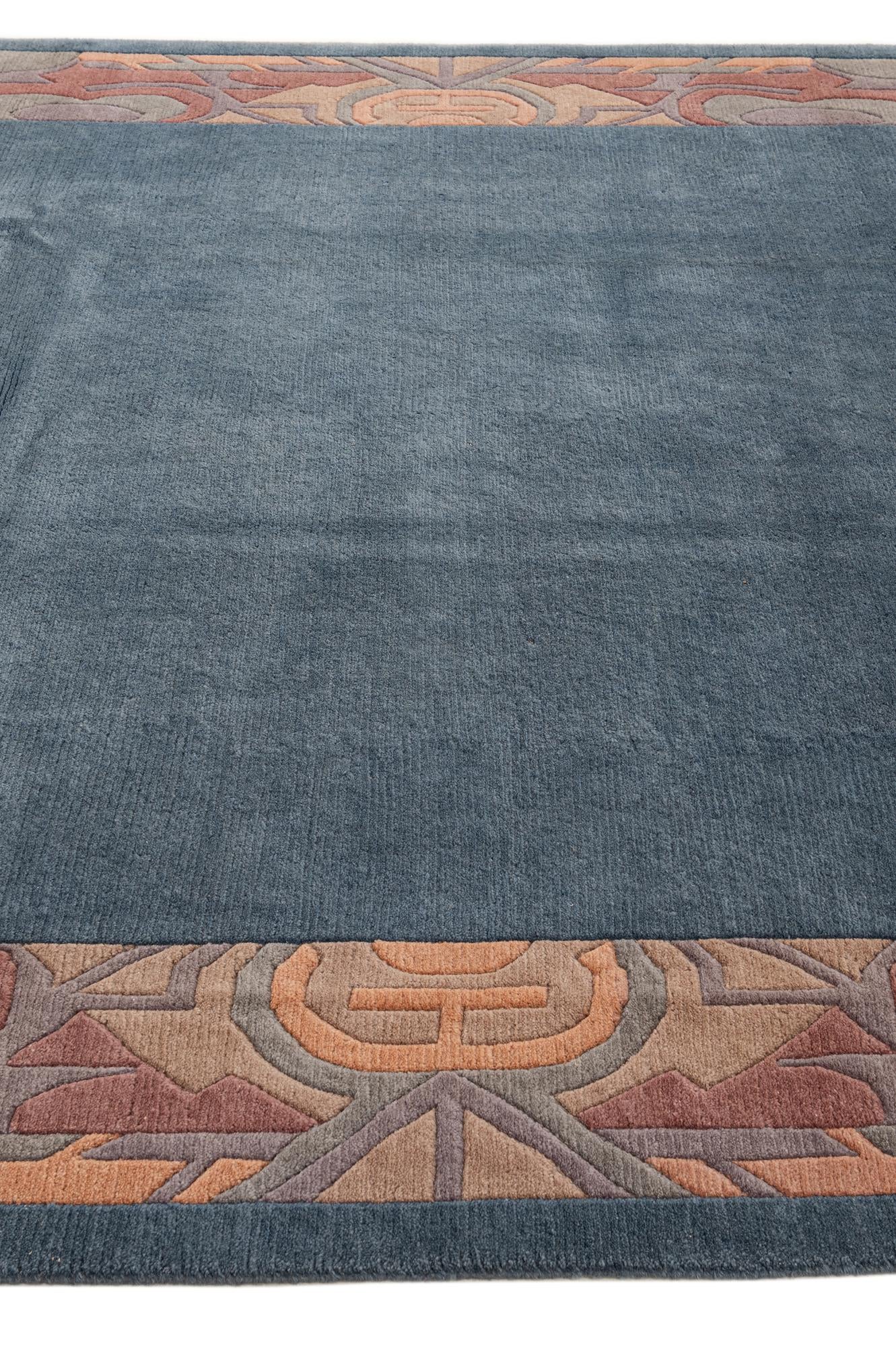 8' 4 x 11' 9 Hand Knotted Tibet Wool Rug