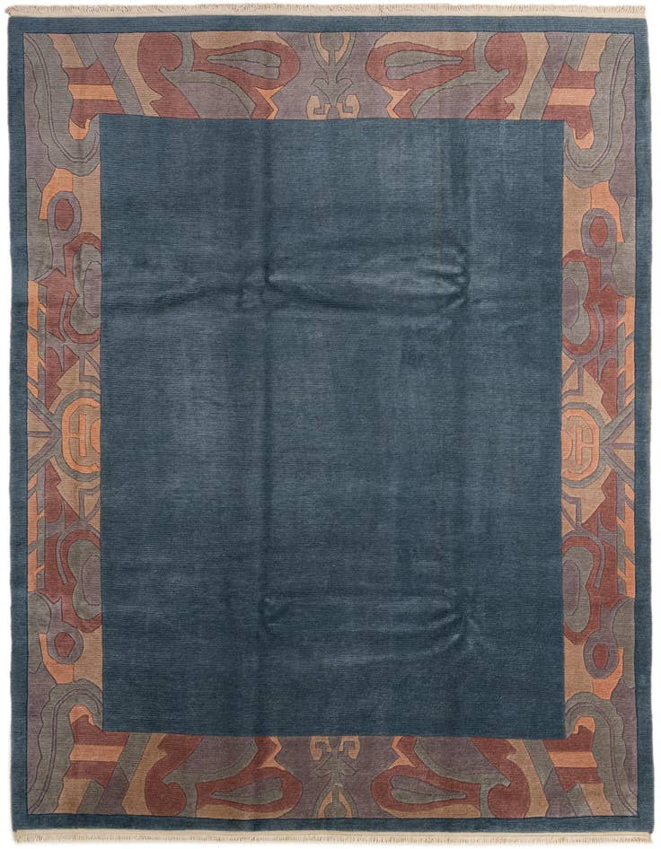 Detail image of 8' 4 x 11' 9 Hand Knotted Tibet Wool Rug