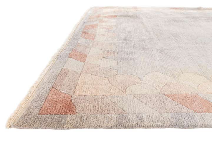 6' 5 x 8' 6 Hand Knotted Tibet Wool Rug