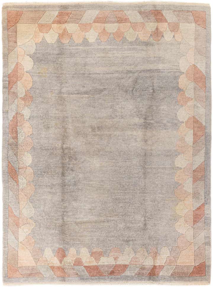 6' 5 x 8' 6 Hand Knotted Tibet Wool Rug