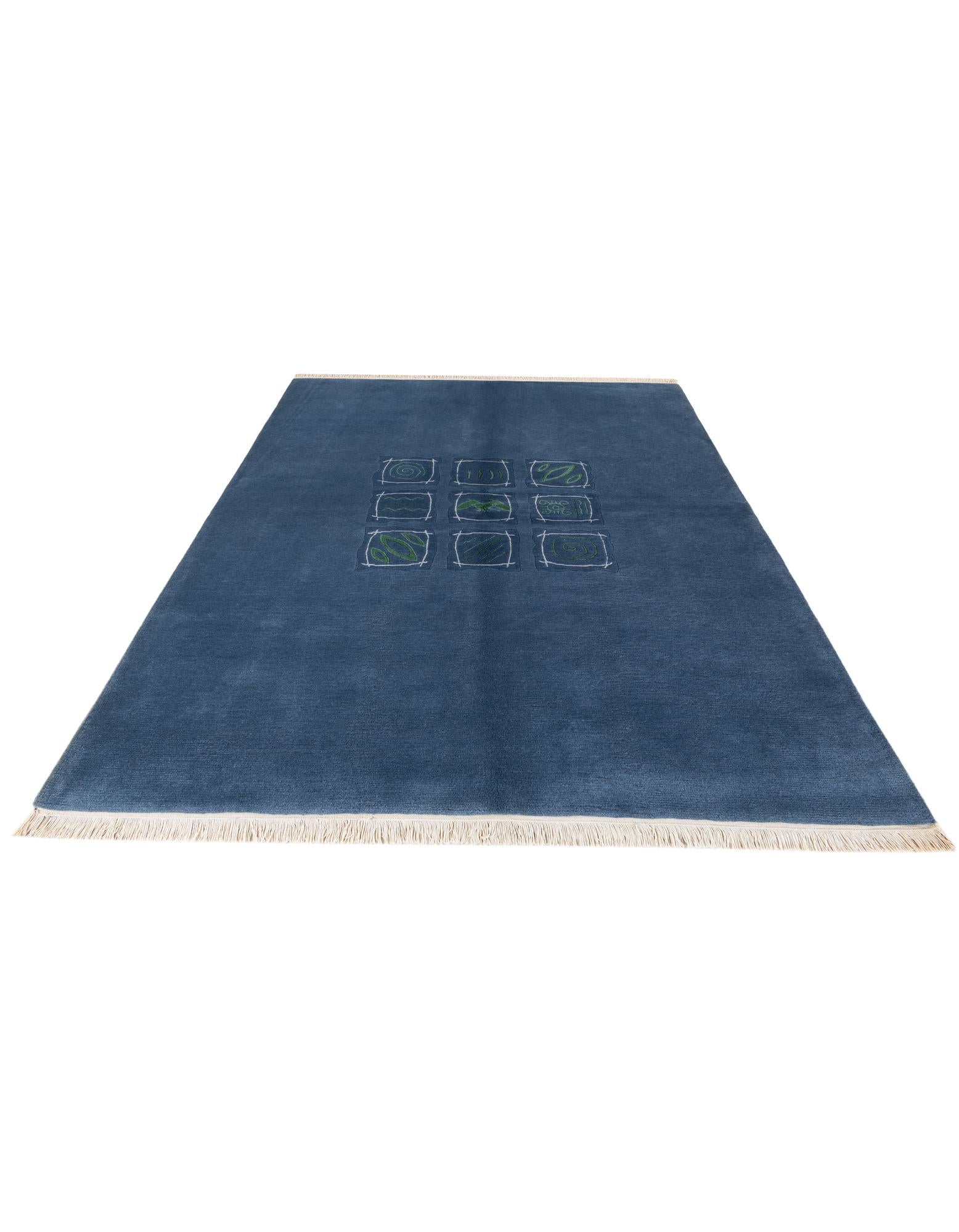 5' 8 x 7' 9 Hand Knotted Tibet Wool Rug