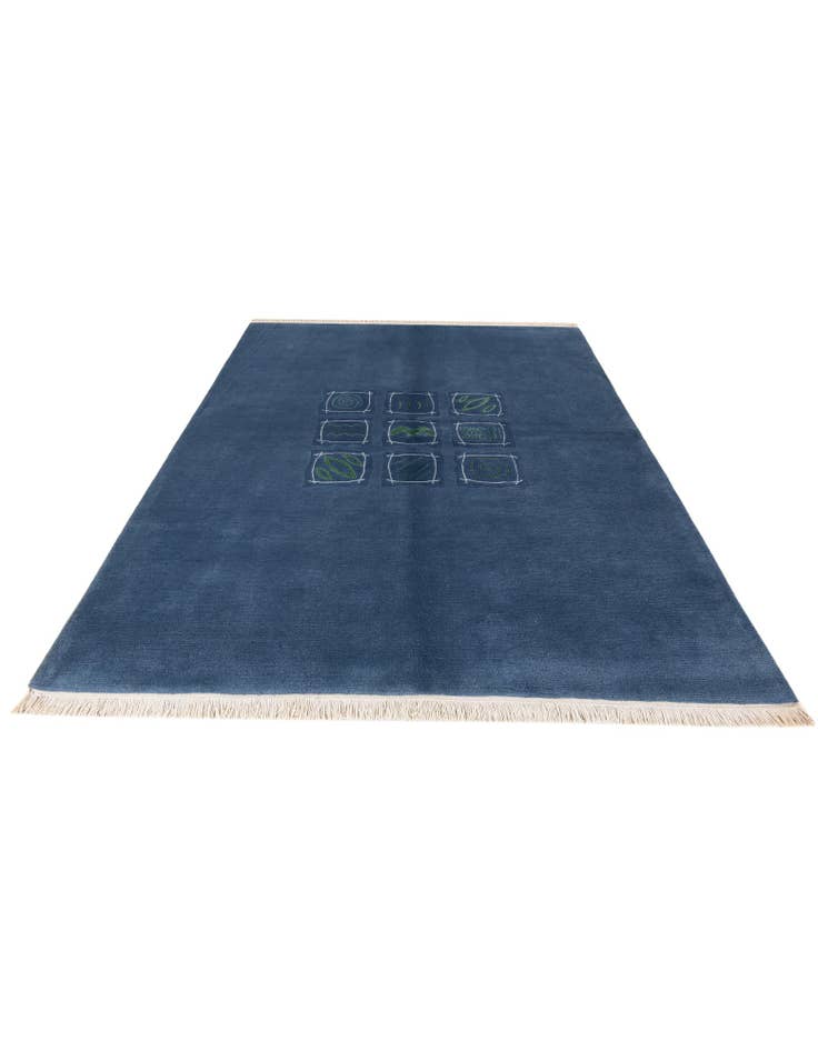 Detail image of 5' 8 x 7' 9 Hand Knotted Tibet Wool Rug