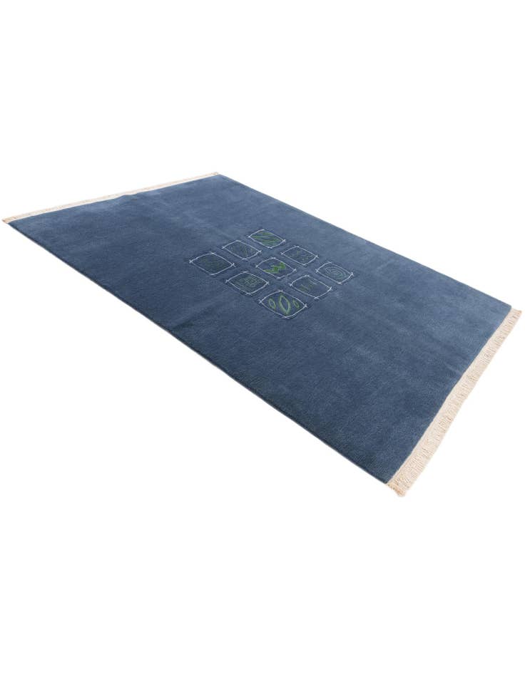Detail image of 5' 8 x 7' 9 Hand Knotted Tibet Wool Rug
