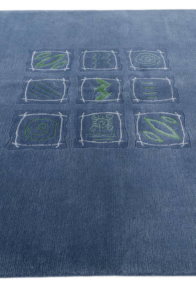 Detail image of 5' 8 x 7' 9 Hand Knotted Tibet Wool Rug
