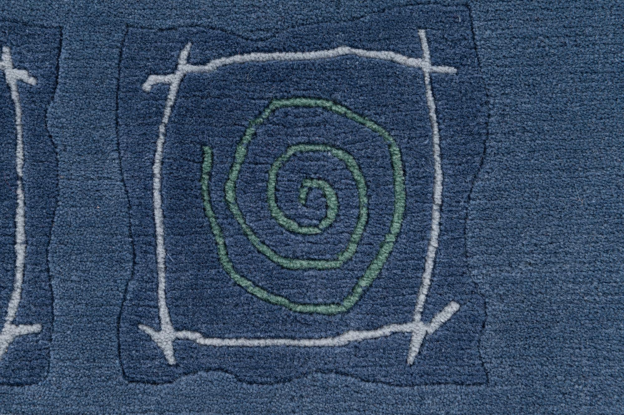 5' 8 x 7' 9 Hand Knotted Tibet Wool Rug