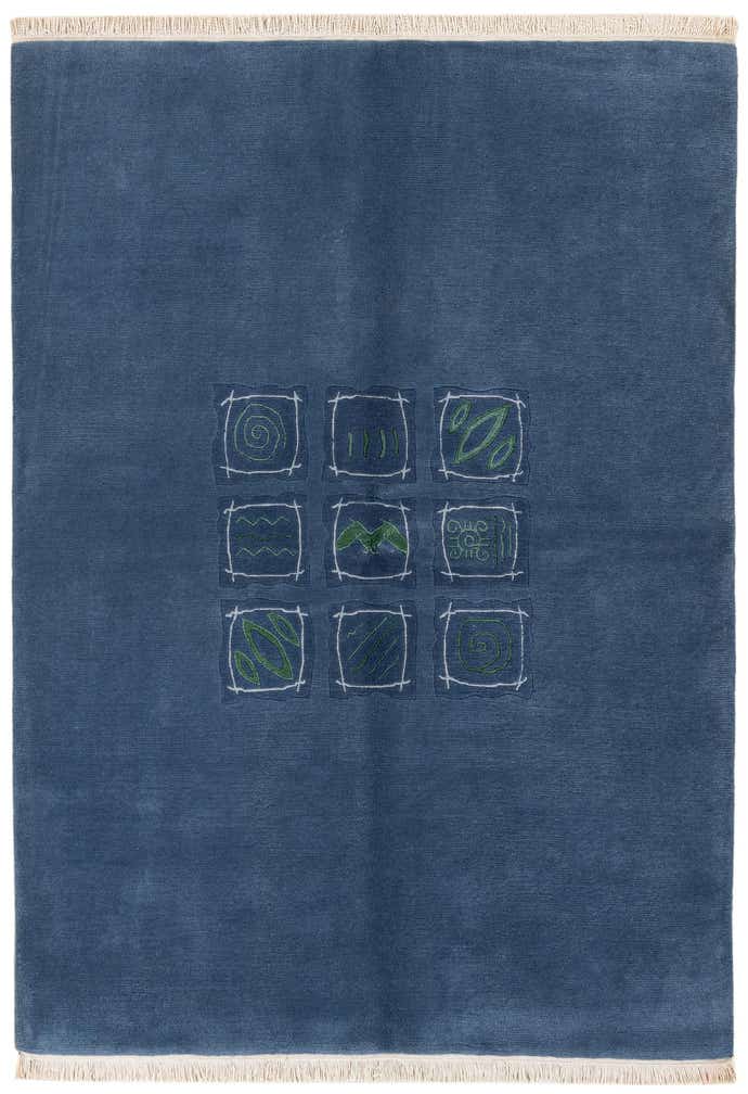5' 8 x 7' 9 Hand Knotted Tibet Wool Rug