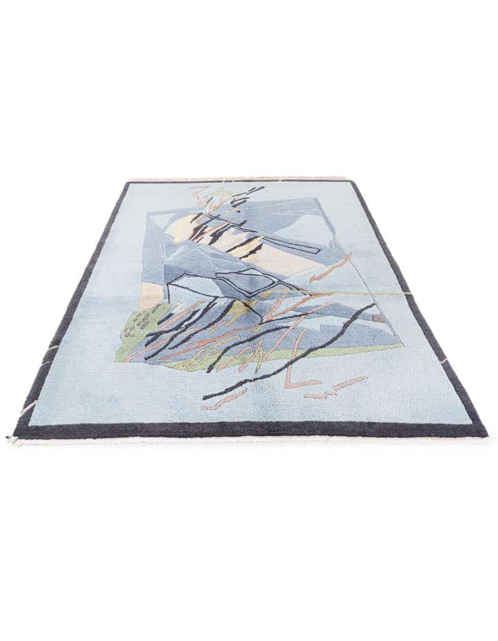 5' x 6' 5 Hand Knotted Tibet Wool Rug
