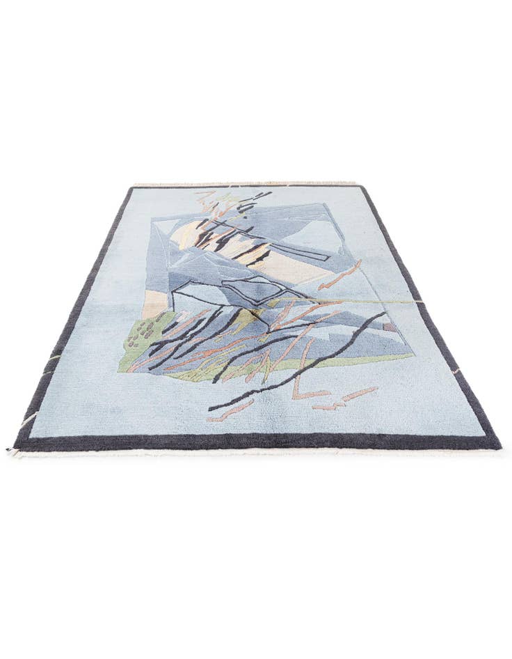 Detail image of 5' x 6' 5 Hand Knotted Tibet Wool Rug