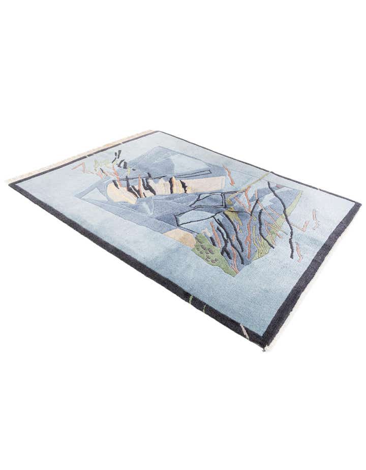 5' x 6' 5 Hand Knotted Tibet Wool Rug