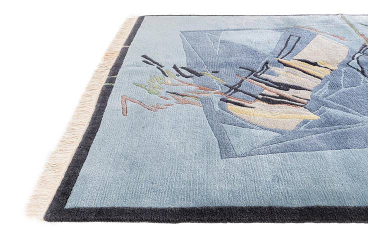 Detail image of 5' x 6' 5 Hand Knotted Tibet Wool Rug