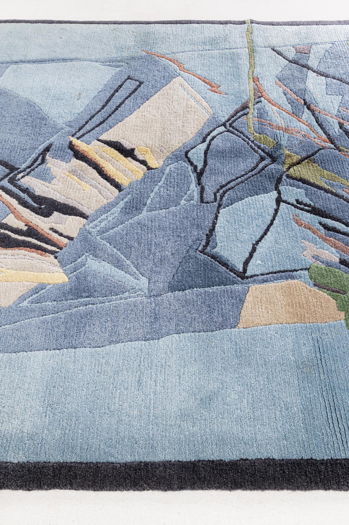 5' x 6' 5 Hand Knotted Tibet Wool Rug