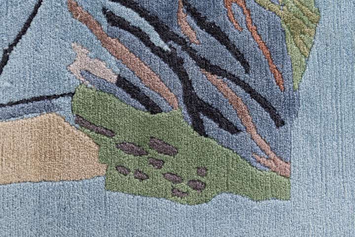 5' x 6' 5 Hand Knotted Tibet Wool Rug