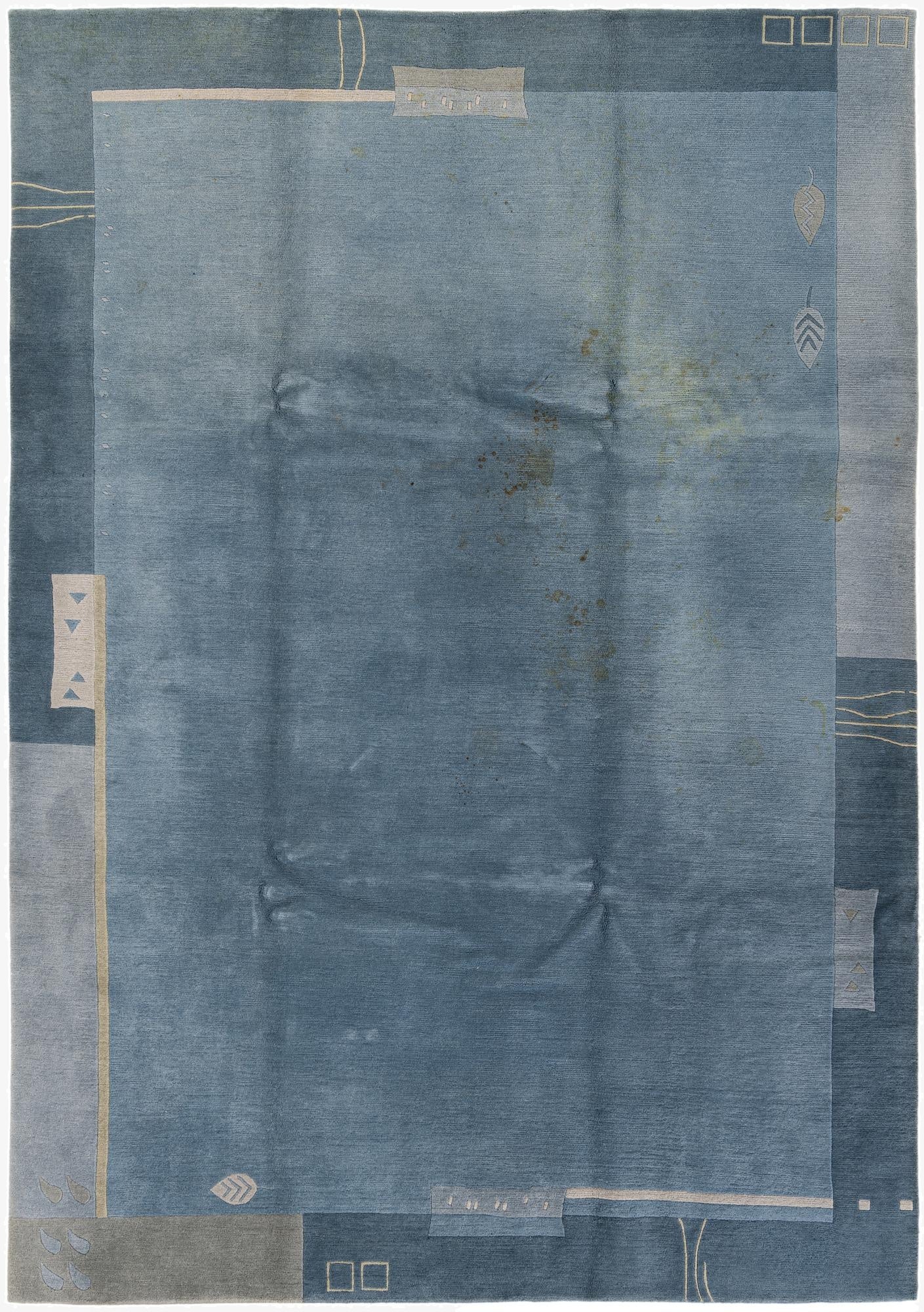 8' 3 x 11' 5  Hand Knotted Tibet Wool Rug