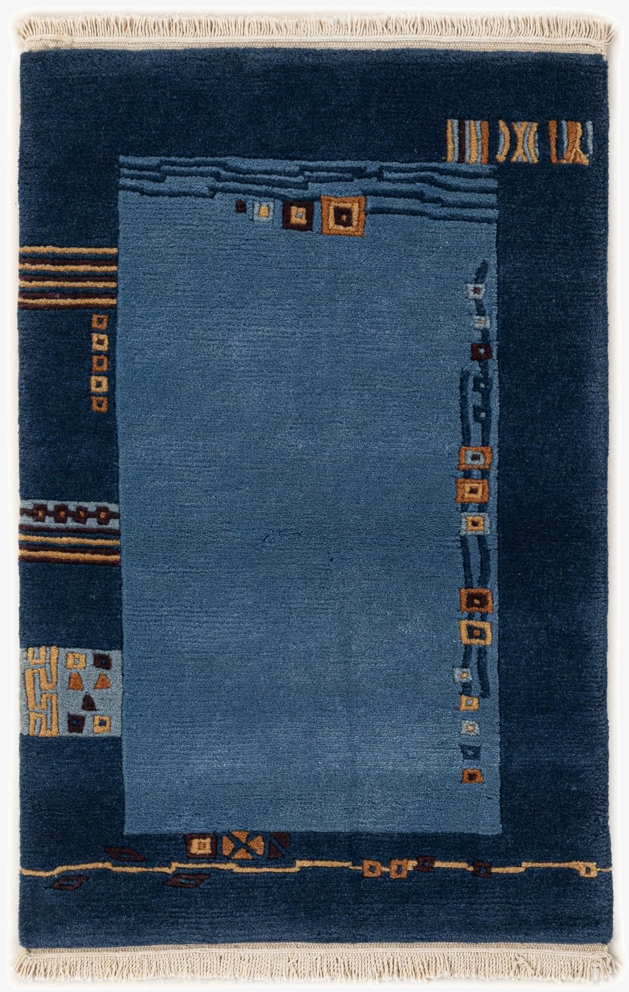 2' 2 x 3' 3  Hand Knotted Tibet Wool Rug