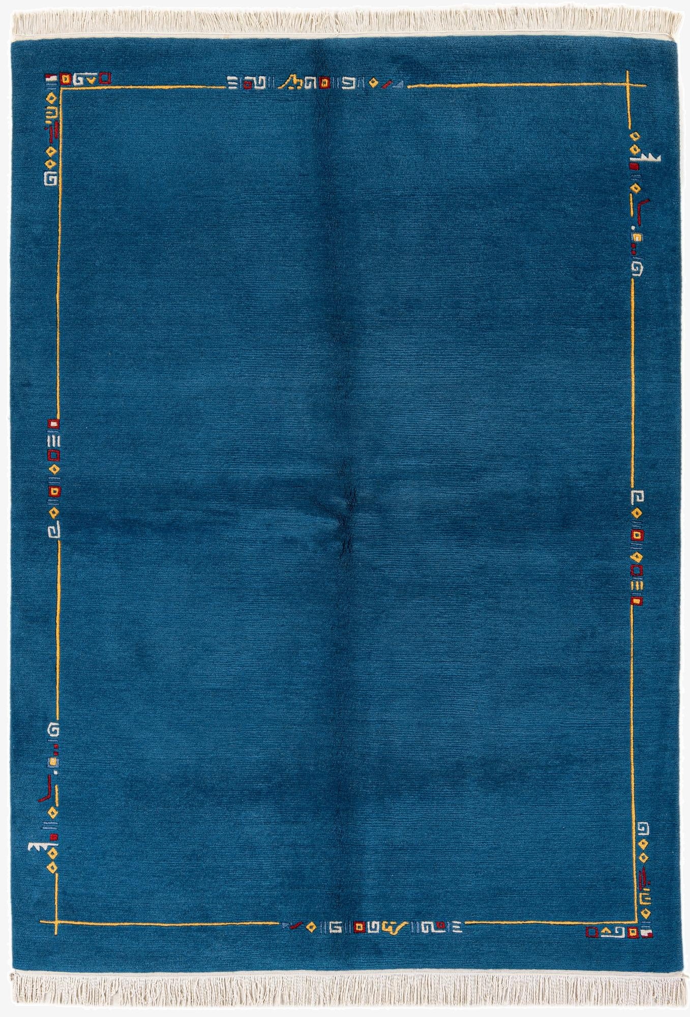 5' 7 x 7' 10  Hand Knotted Tibet Wool Rug