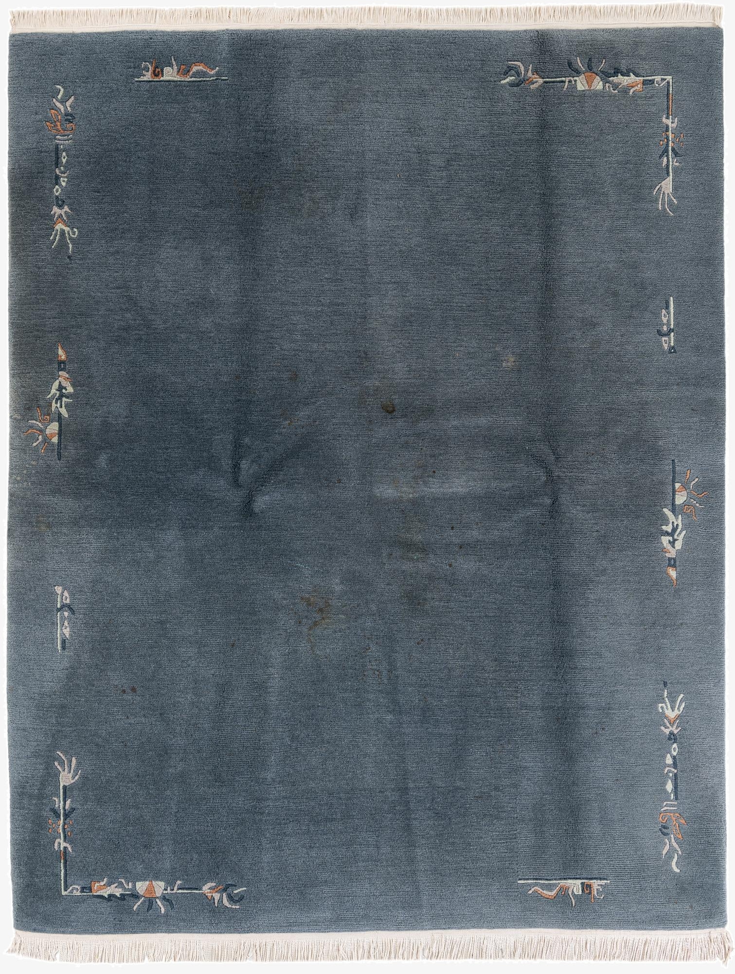 6' 6 x 8' 4  Hand Knotted Tibet Wool Rug