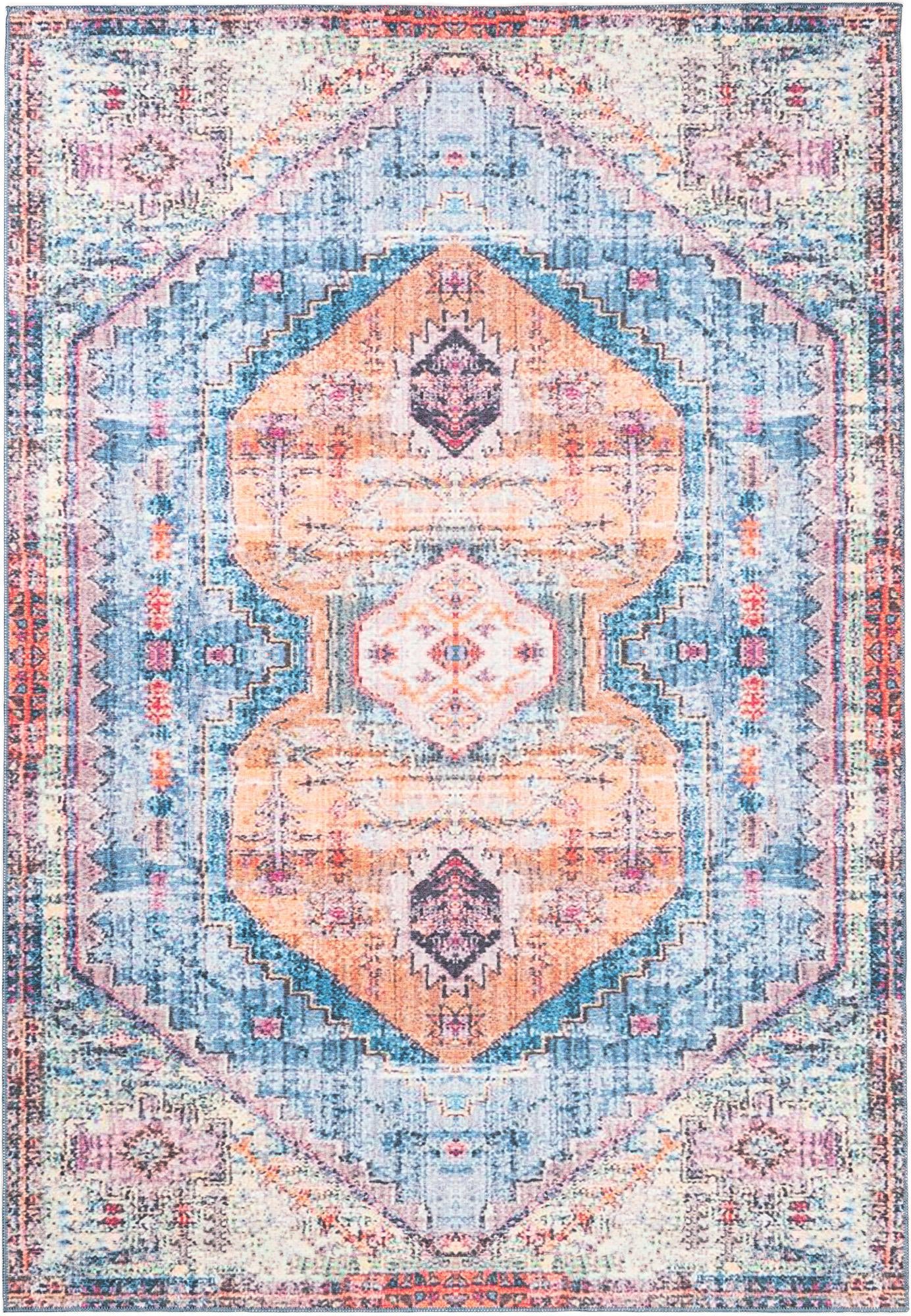 5' 3 x 7' 7 Washable Timeless Rug