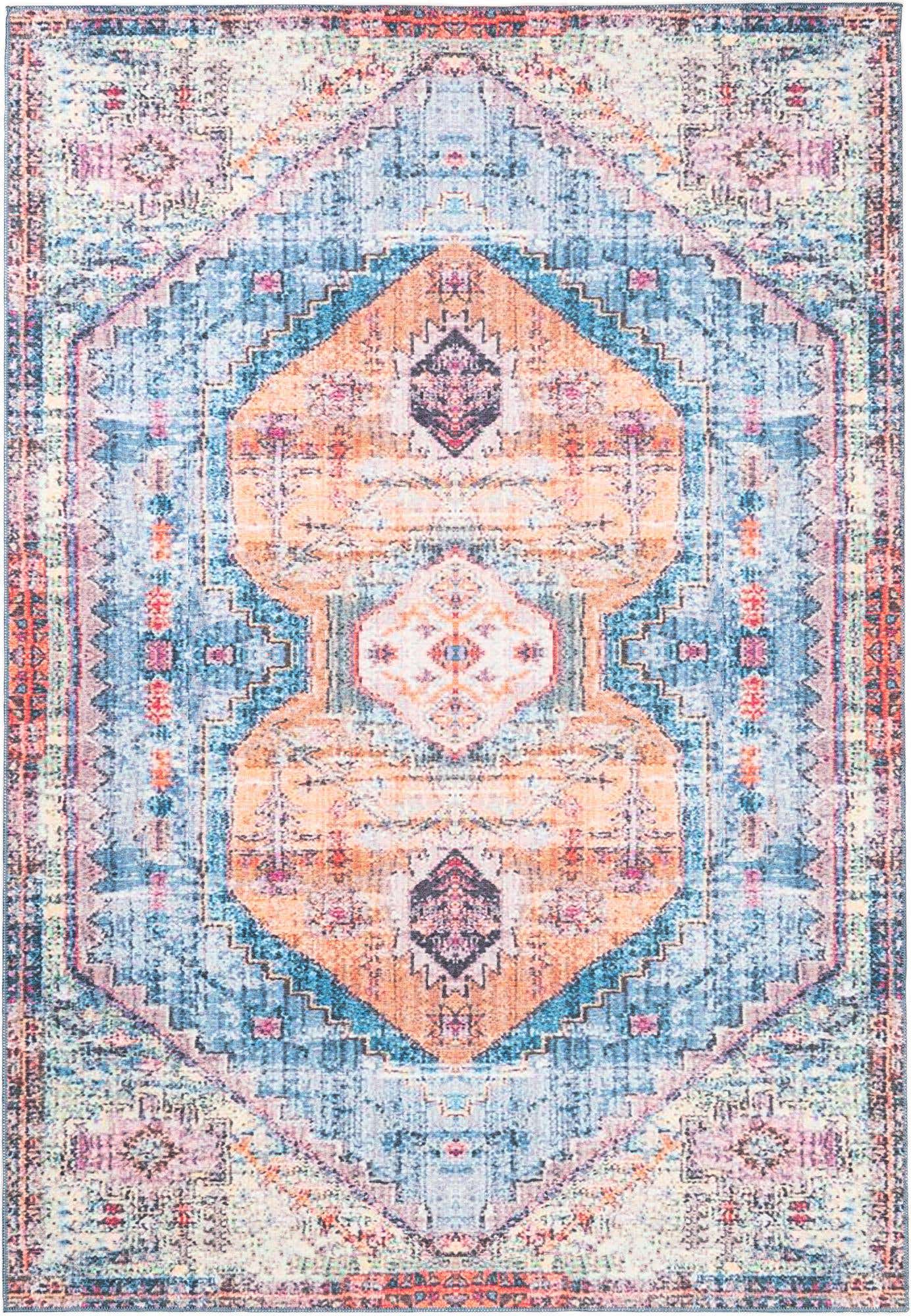 5' 3 x 7' 7 Washable Timeless Rug