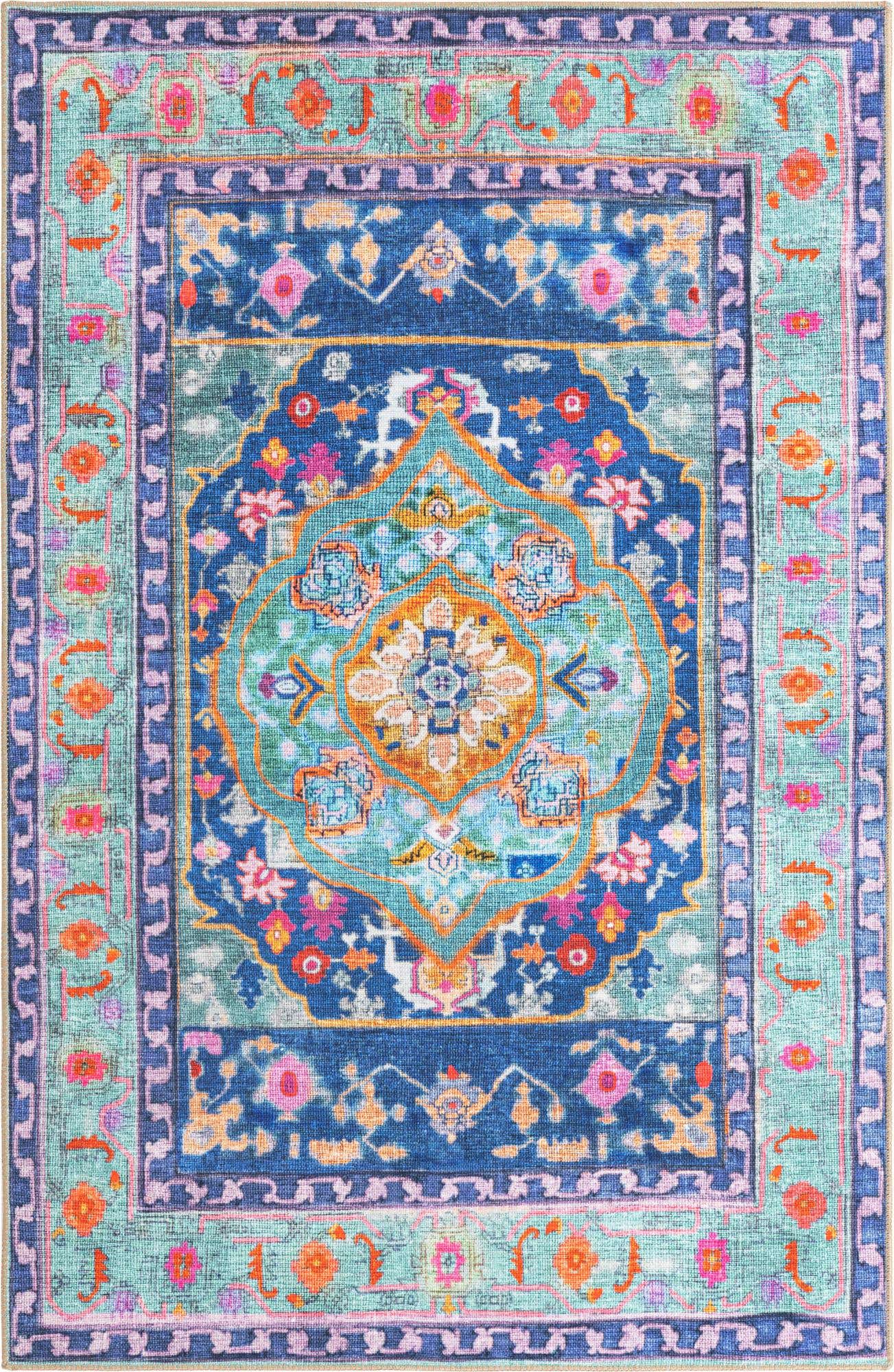 5' x 8' Washable Timeless Rug