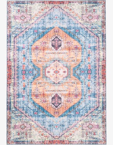 5' 3 x 7' 7 Washable Timeless Rug