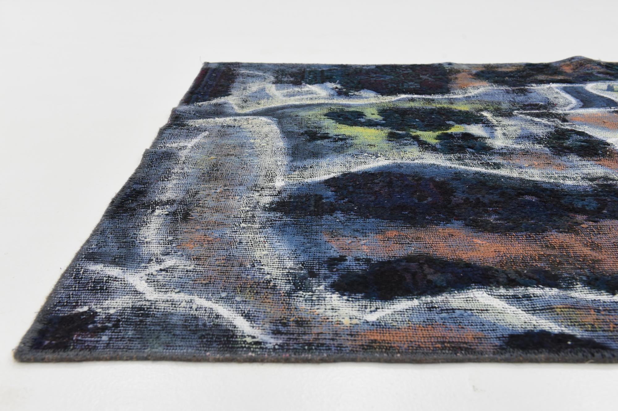 4' 3 x 6' 10 Hand Knotted Ultra Vintage Persian Wool Rug